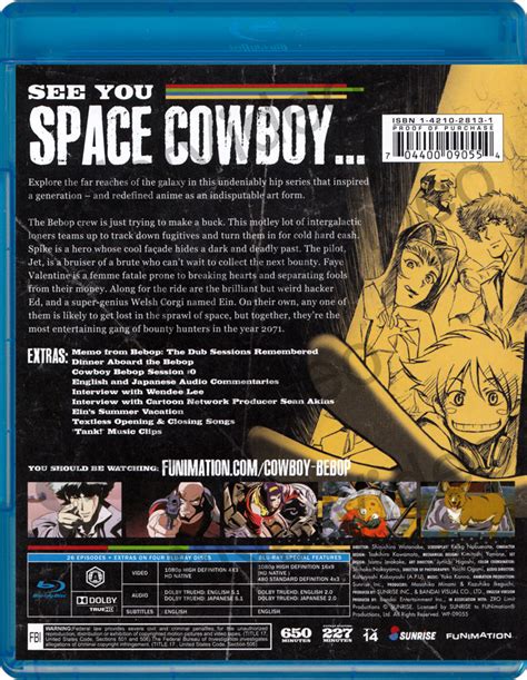 Cowboy Bebop The Complete Series Blu Ray On Blu Ray Movie