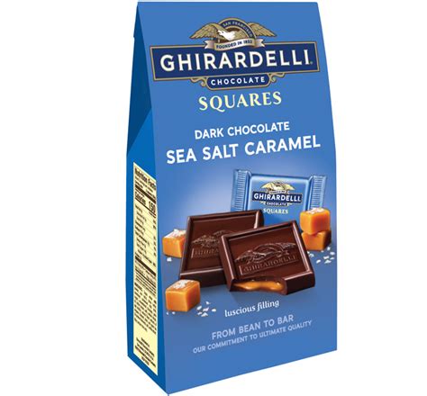 Ghirardelli Squares Bag Caramel Sea Salt Dark