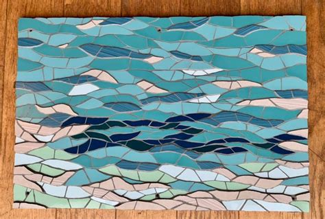 Seascape Mosaic For A Bathroom Felicity Ball Mosaics