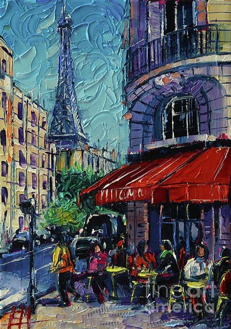 Morning In Paris By Mona Edulesco City Painting Paris Painting