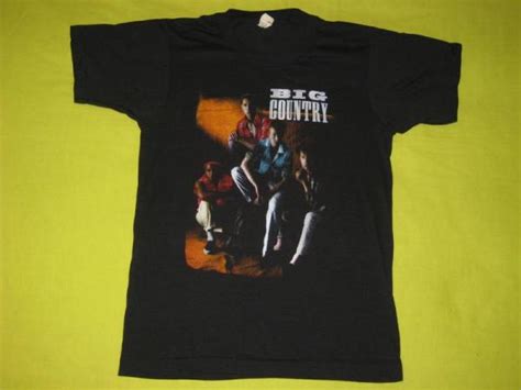 1983 Big Country Vintage T Shirt Tour Concert New Wave Ebay