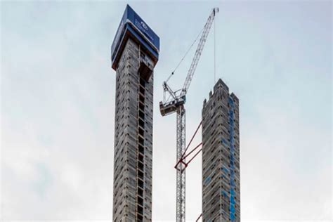 Concrete Cores Completed On Worlds Tallest Modular Buildings New
