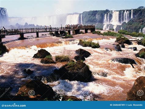 Iguazu Falls The Largest Series Of Waterfalls Of The World Located At