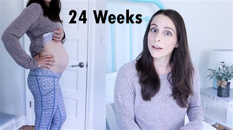 24 week pregnancy update symptoms belly shot youtube