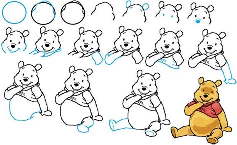Use curved lines and soft edges to make your drawing since. how to draw winnie the pooh | How-to-Draw 4 kids | Pinterest | Search, Winnie the pooh and How ...