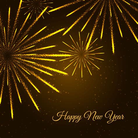 Happy New Year Fireworks Illustration 570405 Vector Art At Vecteezy