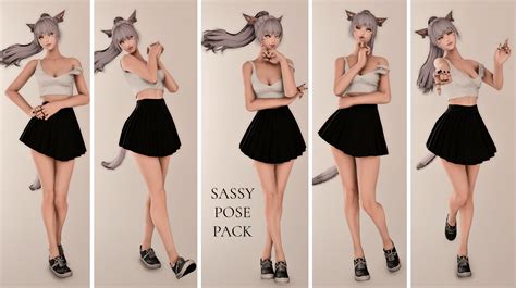 Amane Sass Pose Pack The Glamour Dresser Final Fantasy Xiv Mods And More