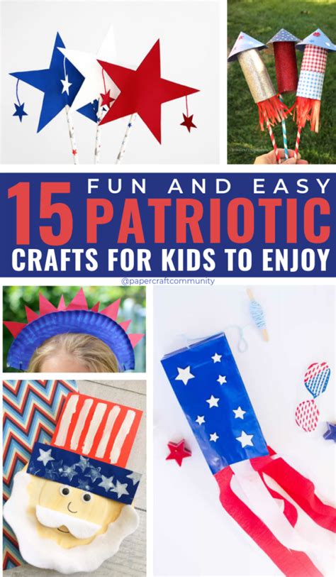 15 Easy Diy Patriotic Crafts For Kids To Make And Enjoy
