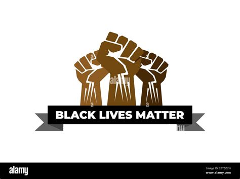 Stop Racism Black Lives Matter African American Arm Gesture Anti Discrimination Help