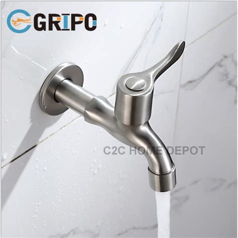 Gripo Sus304 Stainless Long Faucet Gr805 Shopee Philippines
