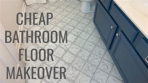 Cheap Diy Bathroom Flooring Ideas Floor Roma