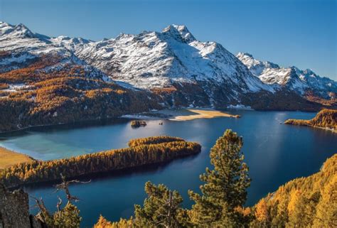 Lake Sils Engadine Valley Download Hd Wallpapers And Free Images