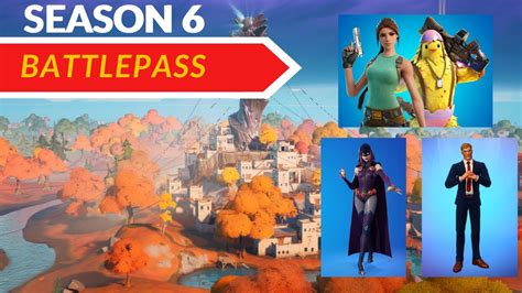 Fortnite Chapter 2 Season 6 Battle Pass Skins With Reaction Youtube