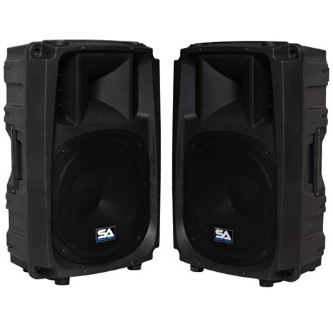 Buy Seismic Audio Pair 15 Pa Speakers And 18 Inch Subwoofers W Sub