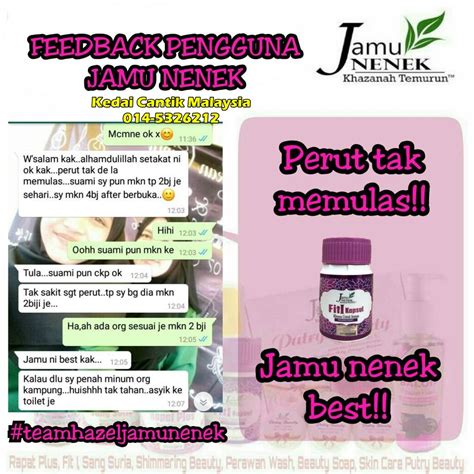 Jamu nenek jamu terbaik warisan turun temurun. JAMU NENEK FIT I PLUS - Mencapai Berat Badan Ideal Secara ...