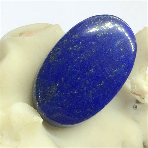 Natural Blue Lapis Lazuli Cabochon Gemstone From Afghanistan Etsy
