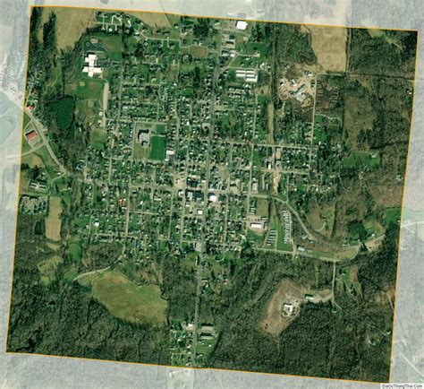 Map Of Mcarthur Village Ohio