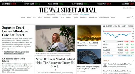 The Wall Street Journal Laboratorio De Periodismo Luca De Tena