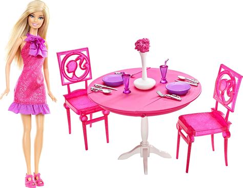 Barbie X4933 Dinner Date Night Dining Room Barbie Avec Table