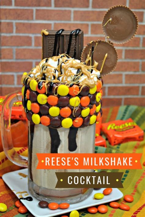 Top this milkshake with your favorite candy and toppings. Reese's Milkshake Cocktail in 2020 | Milkshake cocktails ...