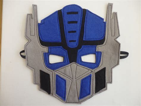 Optimus Prime Transformers Felt Mask Fancy By Mummyhughesy On Etsy