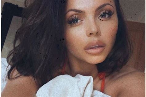 Jesy Nelson Poses For Sultry Selfie In Bed Wearing Tiny Red Bikini After Splitting From Chris