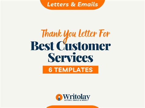 Thank You Letter For Great Customer Service 10 Types Templates Writolay