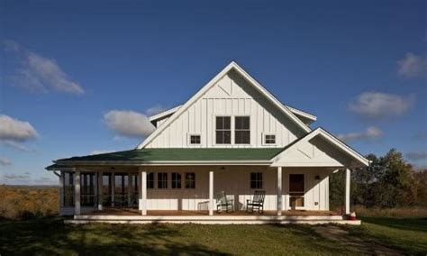 Single Story Farmhouse With Wrap Around Porch One Story