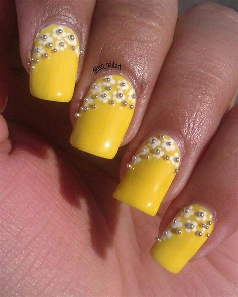 88 Stunning Yellow Nail Art Designs Just For You