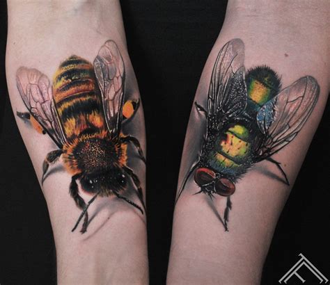 Fly Bee Bug Insect Tattoo Tattoofrequency Marispavlo Trendy Tattoos