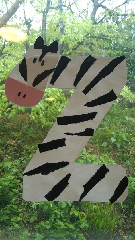 Z Is For Zebra Letter Of The Week Preschool Craft Artofit