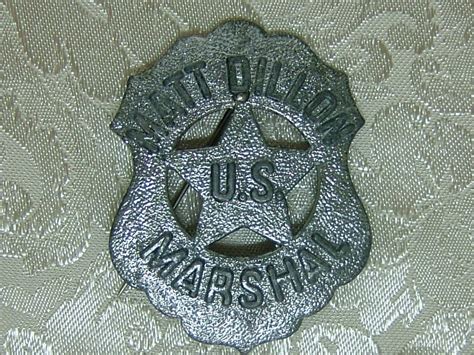 1959 Us Marshall Matt Dillongunsmoke Badge By Sweetwhimsythings
