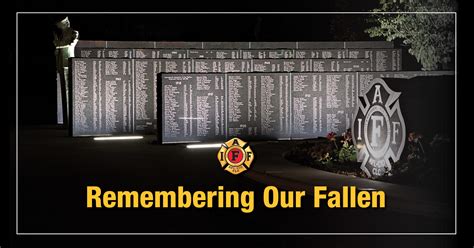 2020 Iaff Fallen Fire Fighter Memorial Uniformed Firefighters Association