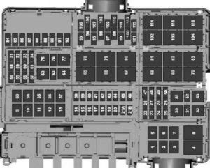 Fuse box diagram Ford F-150 (13G) and relay with assignment and location