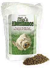 It also includes omega 3 fatty acid, yeast extract lysine, b12 vitamin, riboflavin. Life's Abundance Dog Food Review