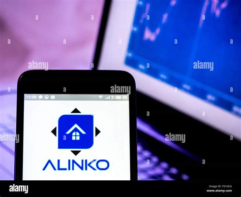 Alinco Company Logo Seen Displayed On Smart Phone Stock Photo Alamy