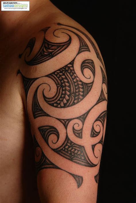 Higher Resolution Koru Tattoo Maori Shoulder Tattoo Henna Inspiration