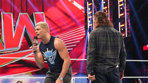 WWE Raw Video Highlights Cody Rhodes Announces Randy Orton S Return