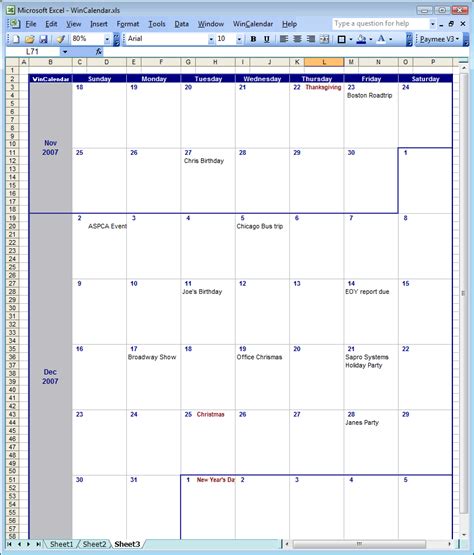 10 Excel Calendar Schedule Template Template Monster Vrogue