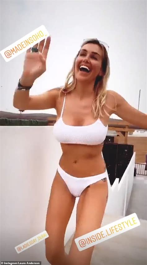 Love Islands Laura Anderson Exhibits Her Amazing Figure In A Small
