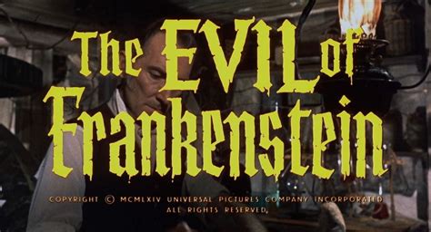 The Evil Of Frankenstein Blu Ray Peter Cushing Hammer Horror Films