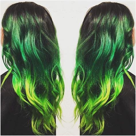 Top 25 Green Ombre Hair Colors Hair Colors Ideas Green Hair Ombre