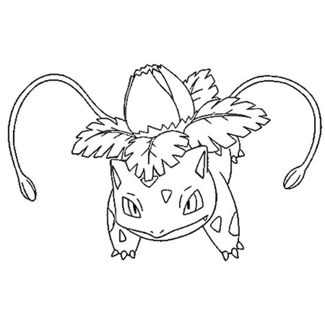 Coloriage Pokémon Herbizarre En Ligne Gratuit à Imprimer