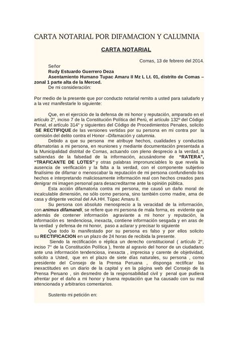 Introducir 78 Imagen Modelo De Carta Notarial Word Abzlocalmx