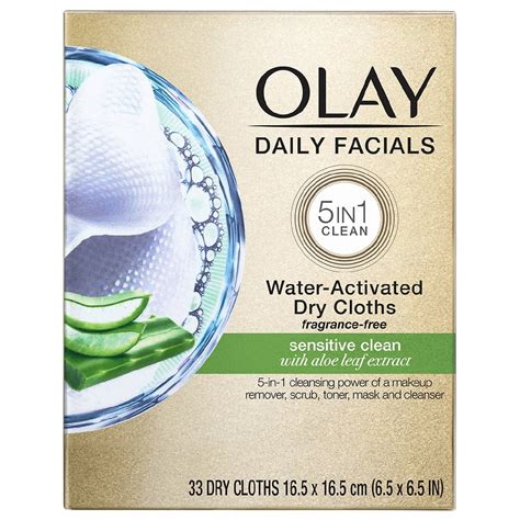 Olay Daily Facials Sensitive Cleansing Cloths Fragrance Free