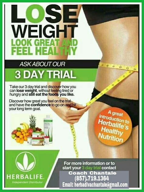 54 best HERBALIFE 3 DAY TRIAL PACK images on Pinterest | Herbalife