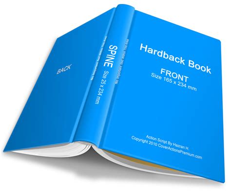 Download Open Book Hardcover Mockup Action | Cover Actions Premium | Mockup PSD Template