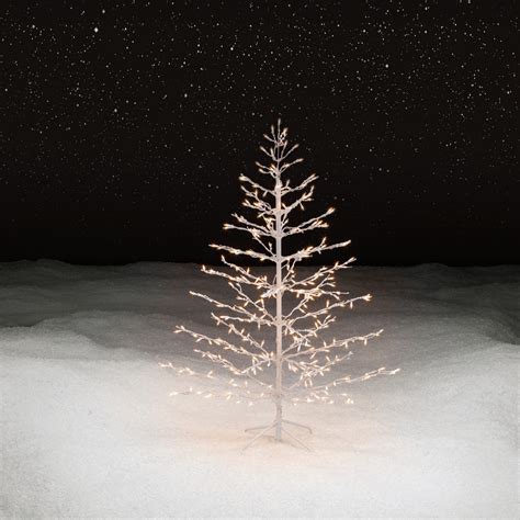 5 Foot Clear Light Stick Christmas Tree Sparkle And Shine With Sears