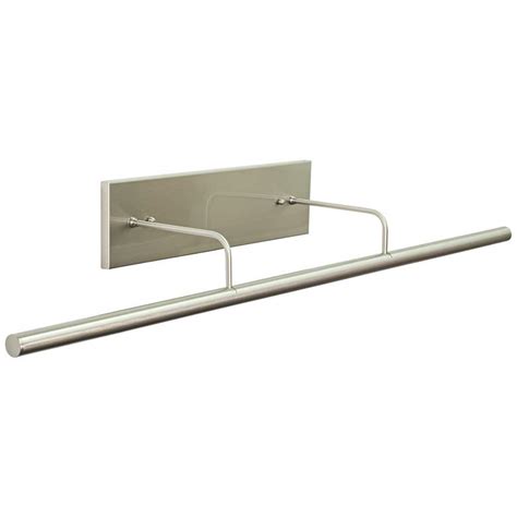 You will love the look of this light under your kitchen cabinet, d. Slim-Line 43"W Satin Nickel Direct Wire LED Picture Light ...