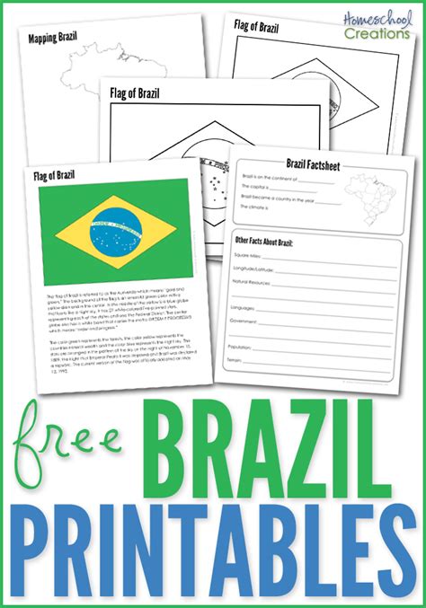 Brazil Worksheets For Kids